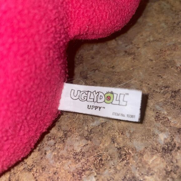 Ugly Doll Hot Pink Uppy 13" Pretty Ugly 2009 Stuffed Plush Toy - Picture 5 of 6